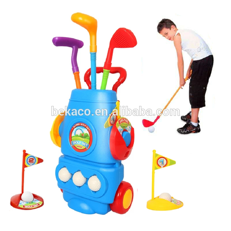 Outdoor Sport Game Toys Kids Golf Club Set Fun Golf Toy For Toddlers